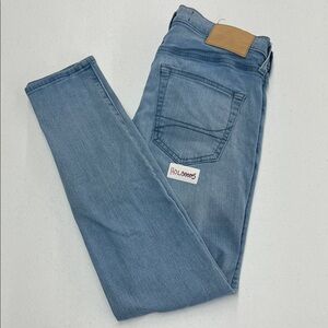 Hollister Men's Light Blue Skinny Jeans Size W30 L30
